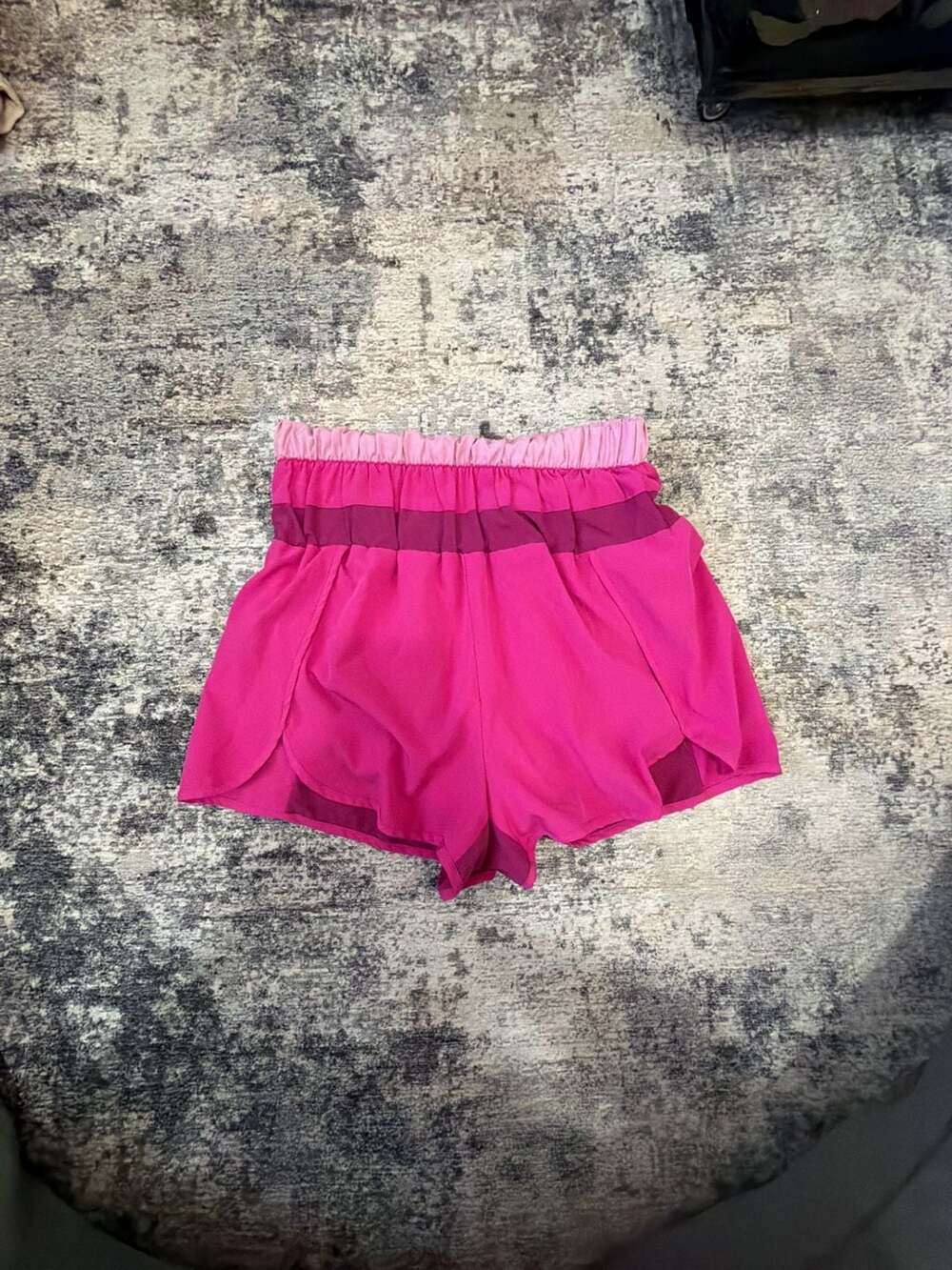 New In Women Pink Athletic Running Shorts Size M